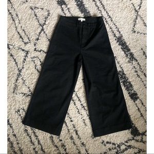 Madewell Black Wide Leg Jeans